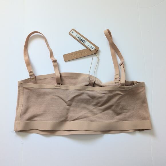NWT Skims Nude Mesh Sheer Bra - Size‎ Small - Removeable Straps Bandeau Comfort - Picture 3 of 6